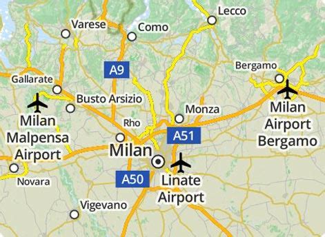 airports close to milan.